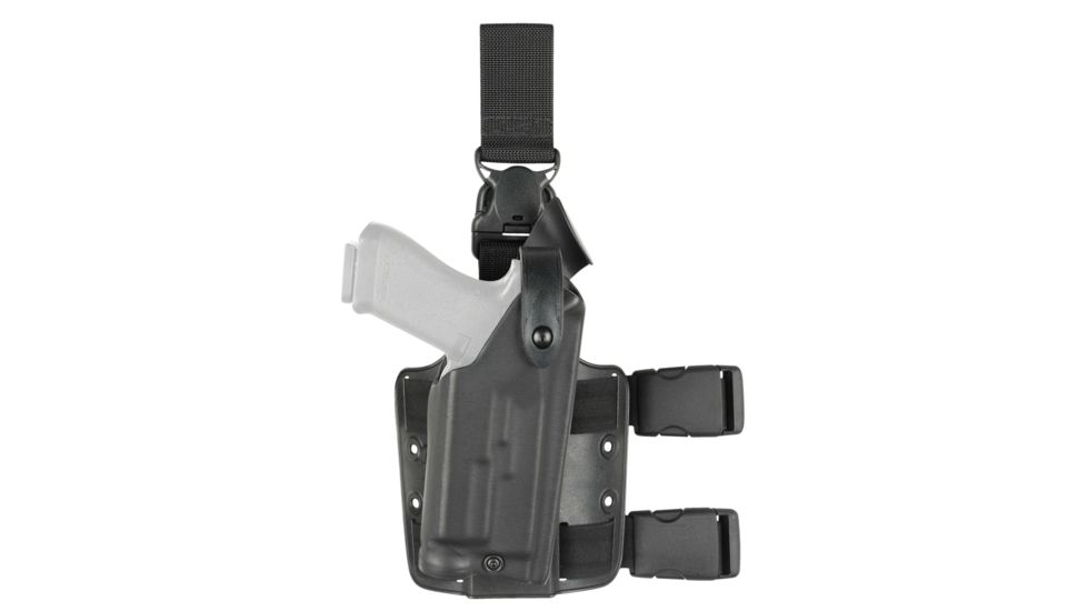 Safariland 6005 SLS Tactical Holster w/Quick Release, Sig Sauer P220, P226 w/ITI Mount ITI M3/M6 4.41in., STX Tactical, Black, Right Hand, 6005-7721-121