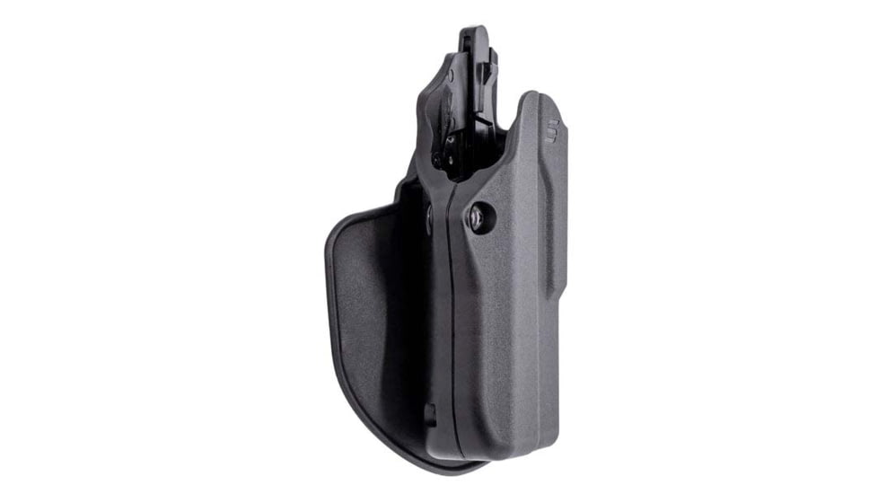 Safariland Solis ALS Concealment Nylon OWB Belt Holster, Glock 43X/48MOS w/Compact Light, Paddle, Left, Black, 1334113