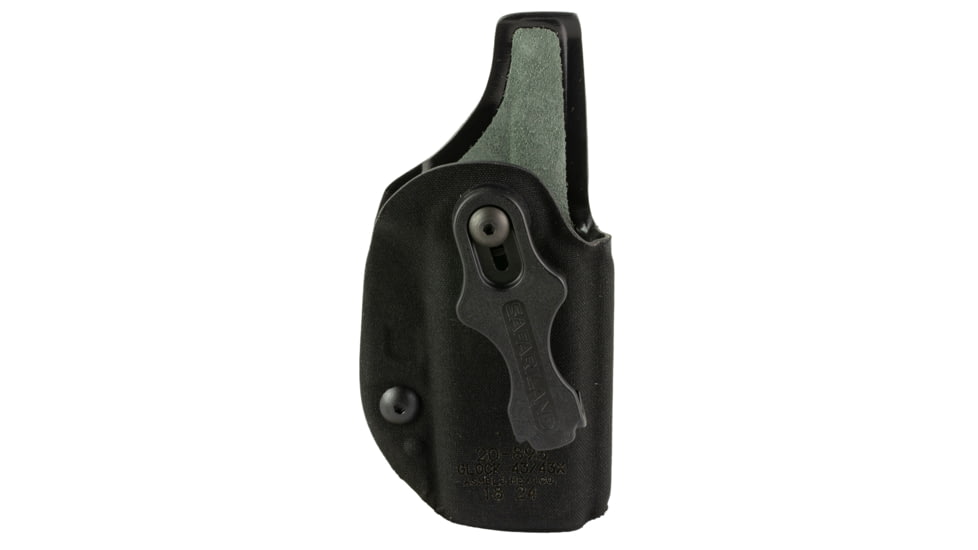 Safariland Species Wrapped, Inside Waistband Holster, Fits Glock 43/43X, Cordura/Laminate Construction, Black, Right Hand, 20-895-781
