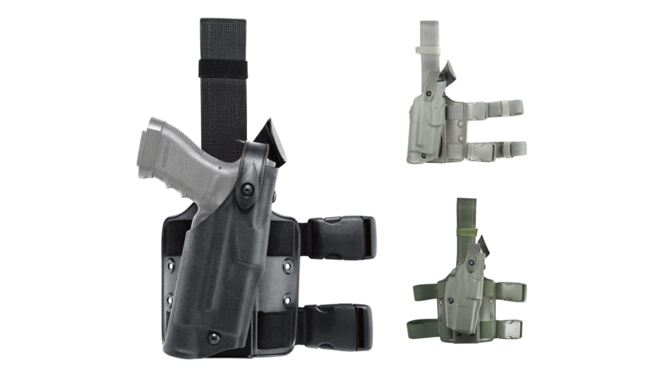 Safariland Springfield Armory 4in.Bbl 6304 Tactical Holster, Black, Foliage Green, OD Green