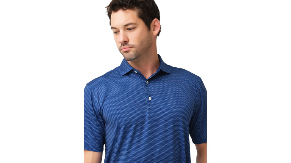 Saint Bernard Norman Mini Dot Performance Polo - Mens, mini-dot-prf-polo