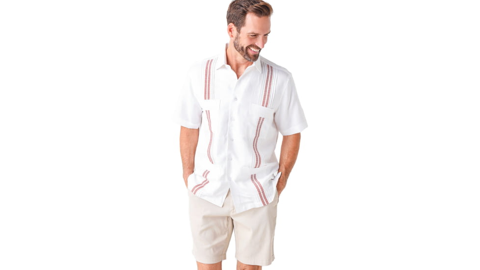 Saint Bernard S1103-10 Guayabera Shirt - Mens, ms-guayabera-shirt-3