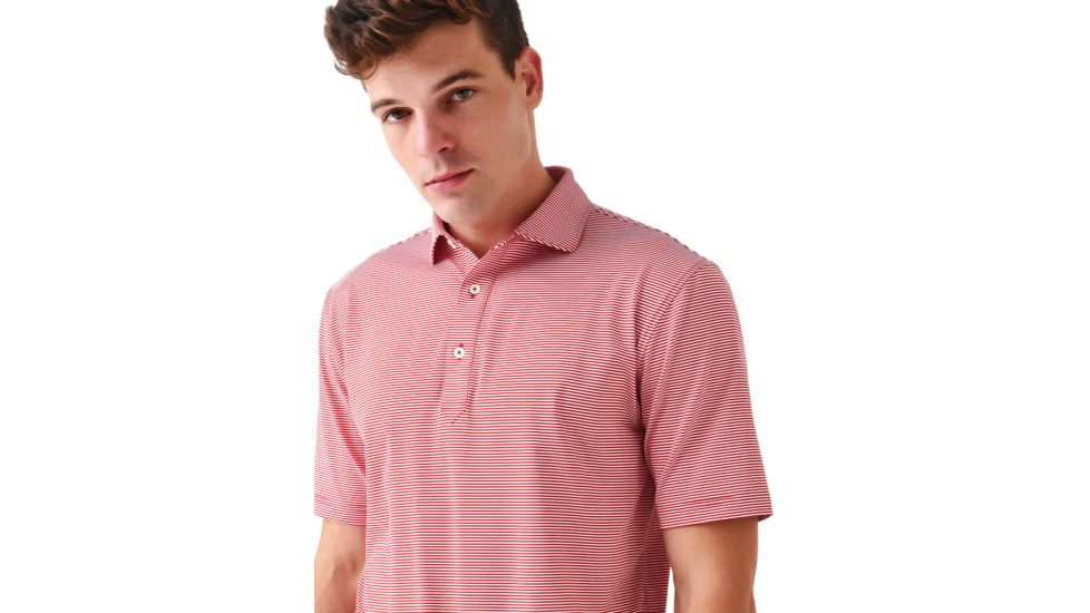 Saint Bernard SBS20K23 Carter Stripe Performance Polo - Mens, ms-car-strpe-per-polo1