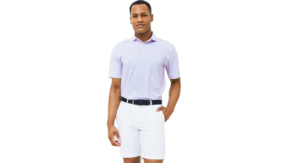 Saint Bernard SBS21K06 Kings Houndstooth Performance Polo - Mens, ms-kings-hou-prf-polo-1