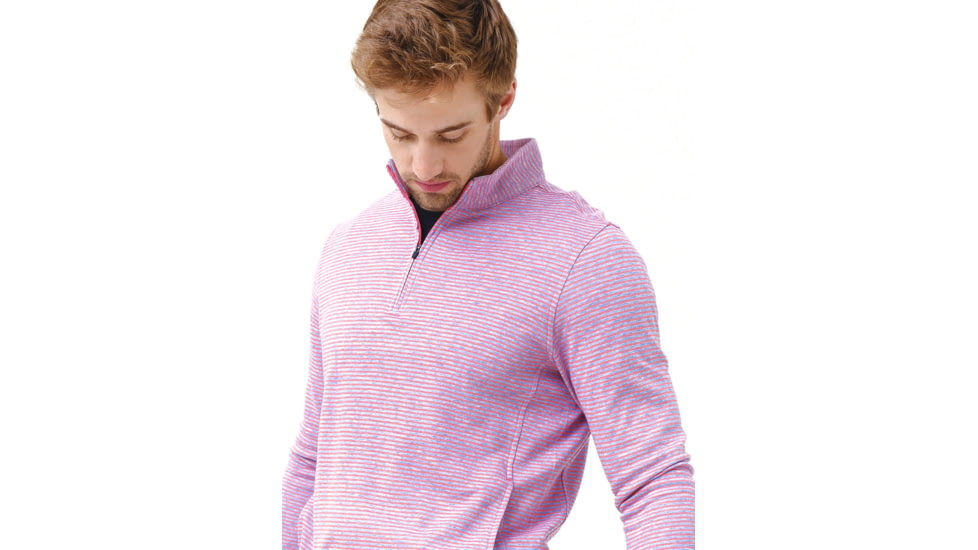 Saint Bernard Wallace Stripe Quarter Zip Pullover - Mens, ms-wae-strp-pullov