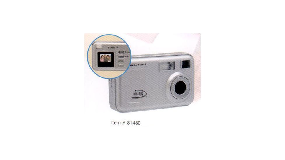 Sakar 2.1 MP 1600x1200 Digital Camera w/ Flash 16MB and Color LCD Screen 81480