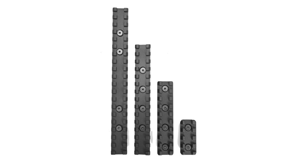 Samson Evolution Keymod 2 Rails Kit 2'' 6061-T6 Anodized Alum Blk, 04-02010-01