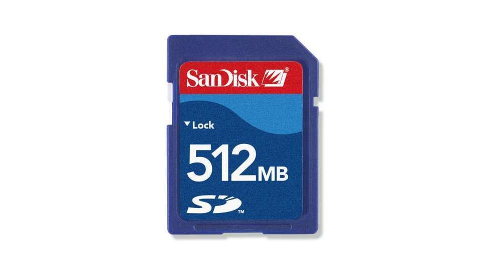 Sandisk 512MB Secure Digital SD Memory Card - SDSDB512A10