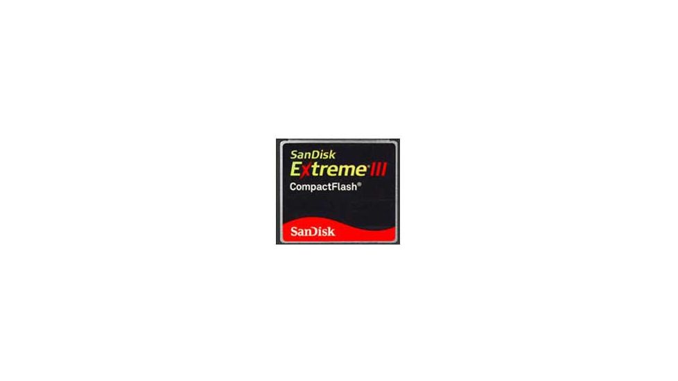 Sandisk Extreme Three High Speed Compact Flash Card