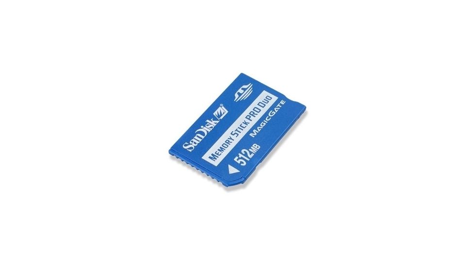 SanDisk 512MB Pro Duo Memory Stick With Adapter SDMSPD512A10