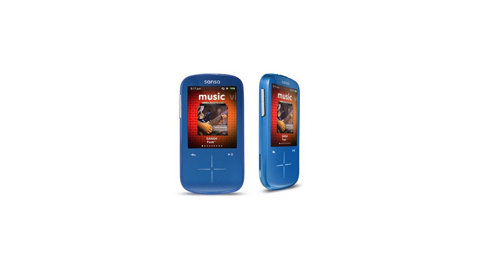 SanDisk MP3 Player, 8GB, Sansa Fuze+, Blue