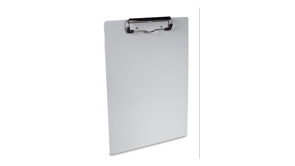 Saunders Mfg Kj-8512 8.5x12inch Recycled Aluminum Clipboard Grip 21517