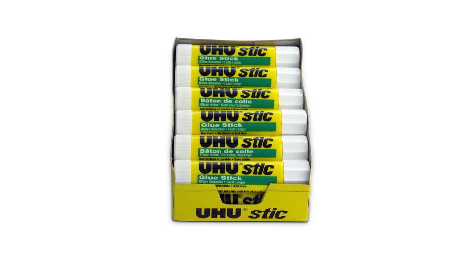 UHU 12PK .29OZ WHITE