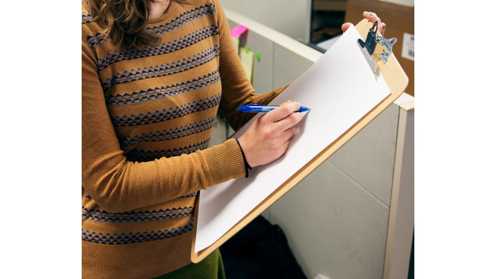 Saunders Recycled Hardboard Clipboard - 12.00 X 19.75 - 05617