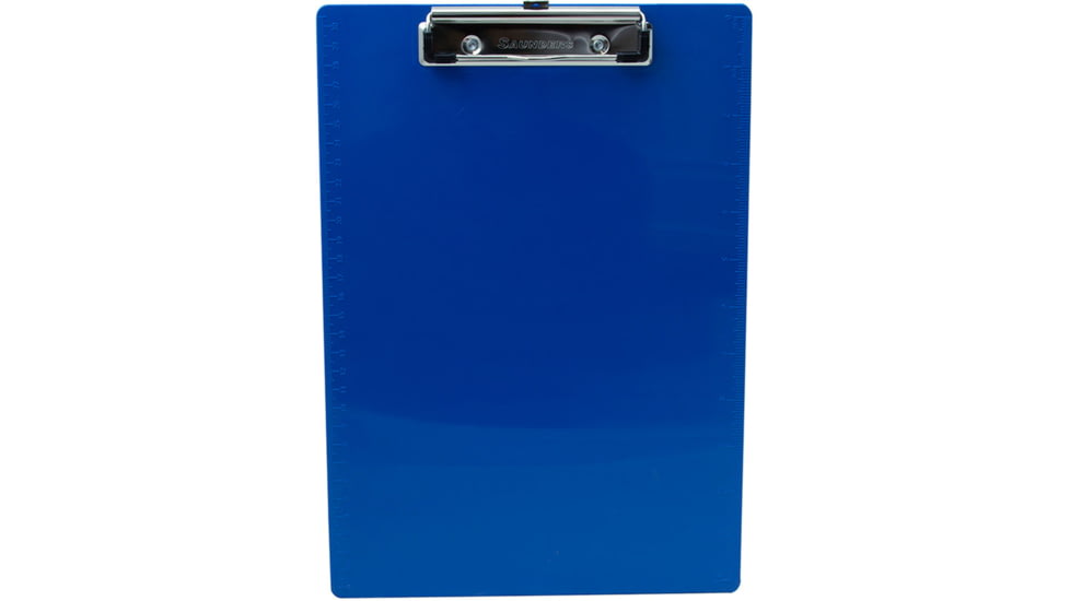 Saunders Recycled Plastic Clipboards - Letter/a4 Size - 3 Pack Assorted Colors - 22601