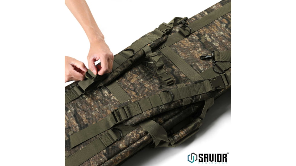 Savior Equipment American Classic Double Rifle Case, Realtree Timber, 45in L x 12in H, RB-4612DG-V1-TMBR