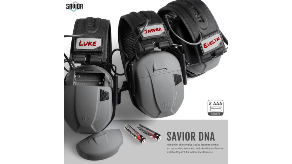 Savior Equipment Apollo Electronic Sound Suppressor, Gray, Collapsed: 5.5 x 5.5 x 4, EM-APOLLO-GS