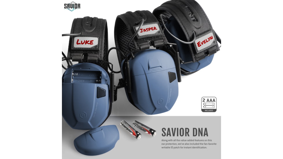 Savior Equipment Apollo Electronic Sound Suppressor, Midnight Blue, Collapsed: 5.5 x 5.5 x 4, EM-APOLLO-LU