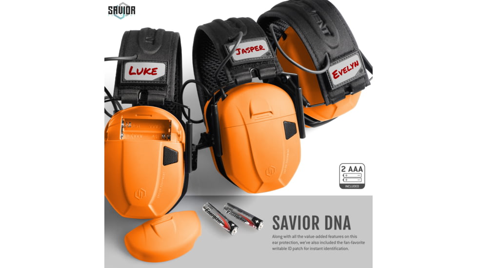 Savior Equipment Apollo Electronic Sound Suppressor, Orange, Collapsed: 5.5 x 5.5 x 4, EM-APOLLO-AN