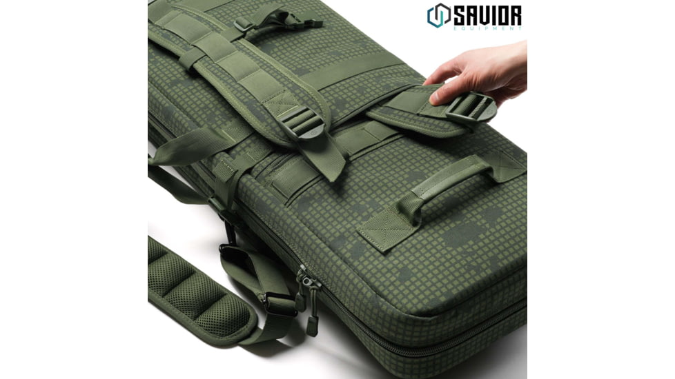 Savior Equipment Urban Warfare Double Rifle Bag, Desert Night Camo, 36in, RB-3612DG-VER2-DNC