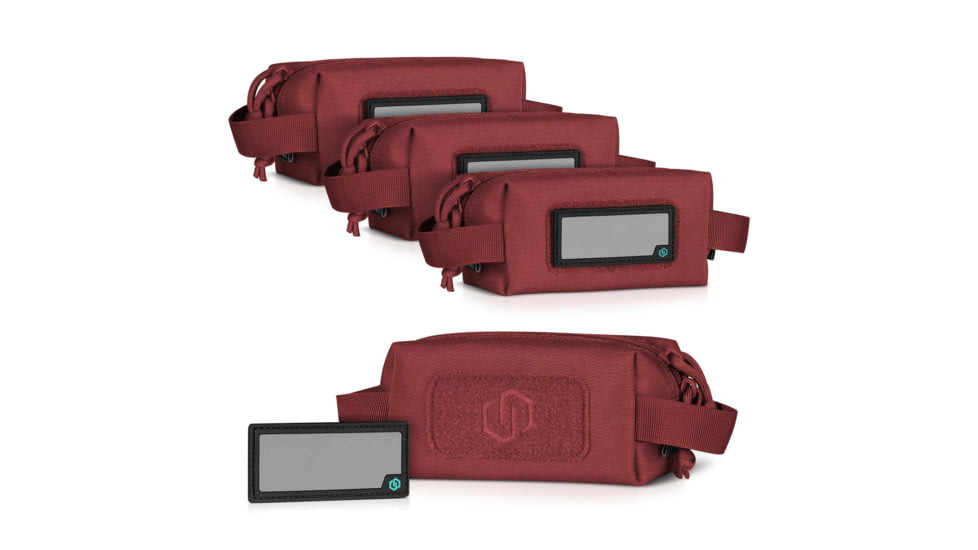 Savior Equipment Mini Loose Sac Mini Ammo Bag, Sedona Red, SP-MINIAMST-4P-RD