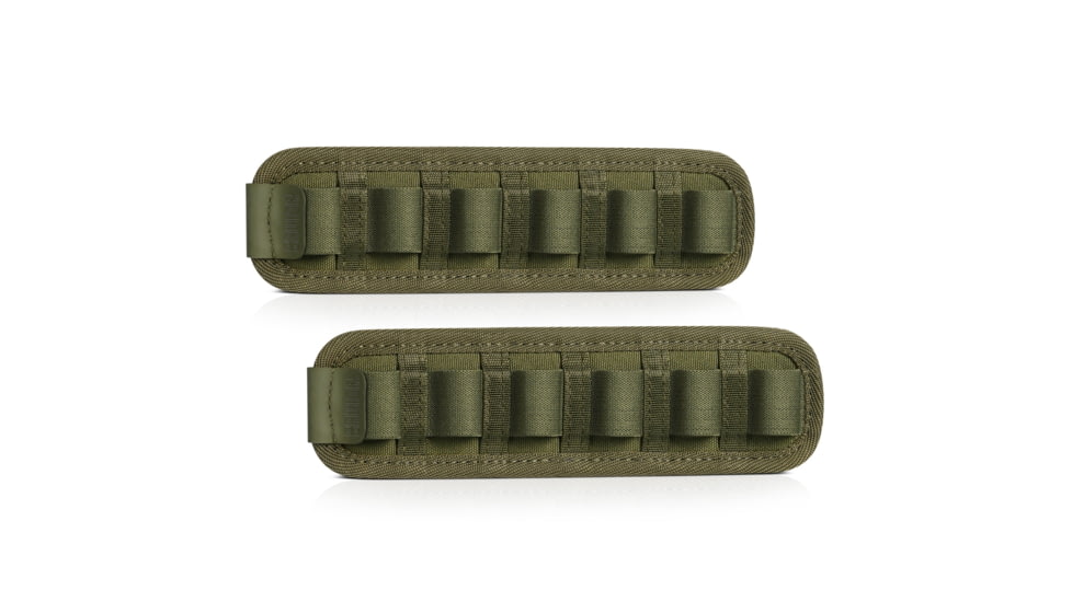 Savior Equipment Shotgun Shell Cards - 6 Rounds, OD Green, MP-TNS-12G-SIX-2P-OG