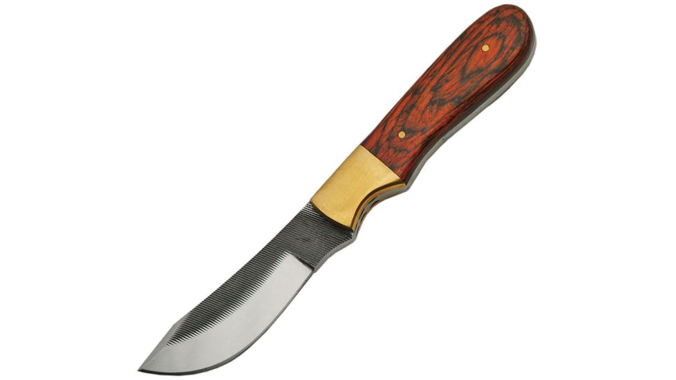 Sawmill Filework Skinner Fixed Blade Knife, 7.25in, 3.25in, Standard Edge, Pakkawood Handle SM0025