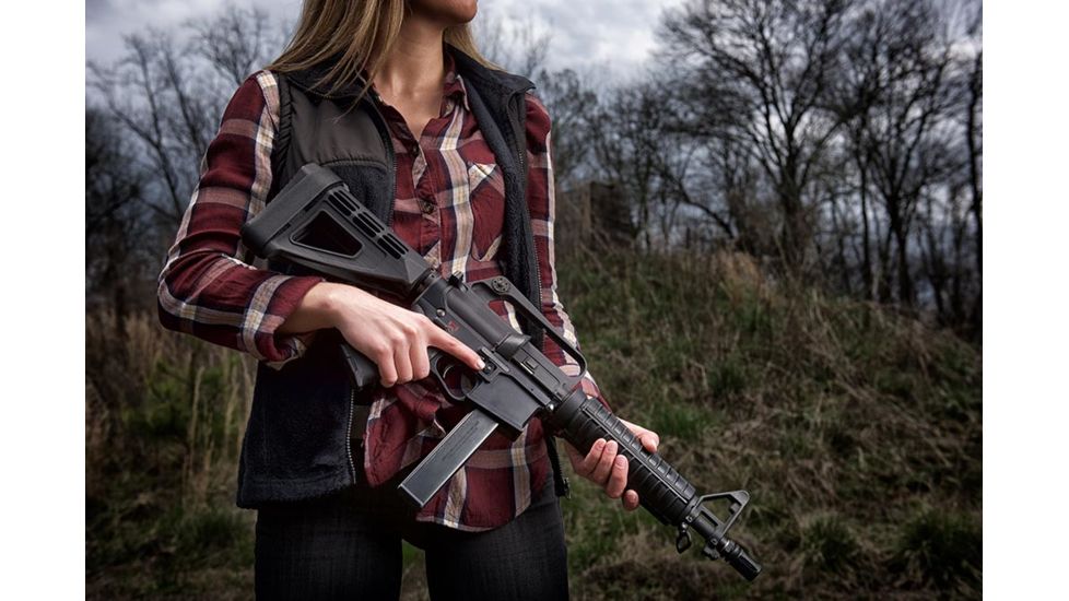 SB Tactical Stabilizing Brace kit for Mossberg 590 Shockwave, SBM, Black, 590-SBM4-01-SB