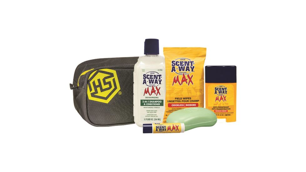 Scent-A-Way Max Shower Kit, Black, 100057