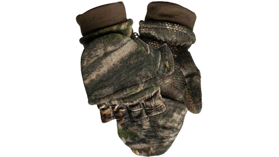 ScentLok Fleece Pop Top Gloves, Mossy Oak Country DNA, X-Large, 1409264