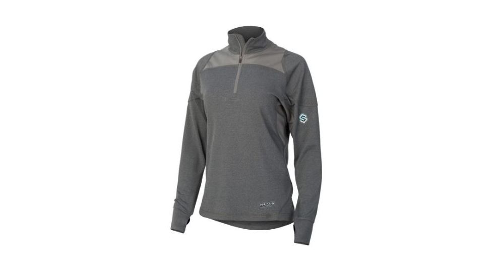 ScentLok Nexus Ladies Active Weight Long Sleeve Shirt, Slate Heather, XS 81517-177-XS