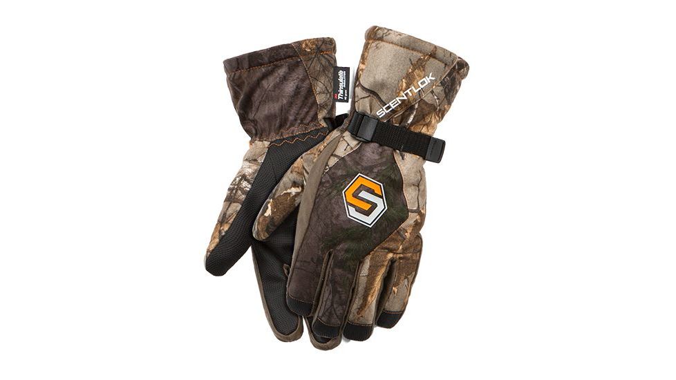 ScentLok Waterproof Insulated Glove - Mens, Mossy Oak Break up Country, Large, 80337-082-LG