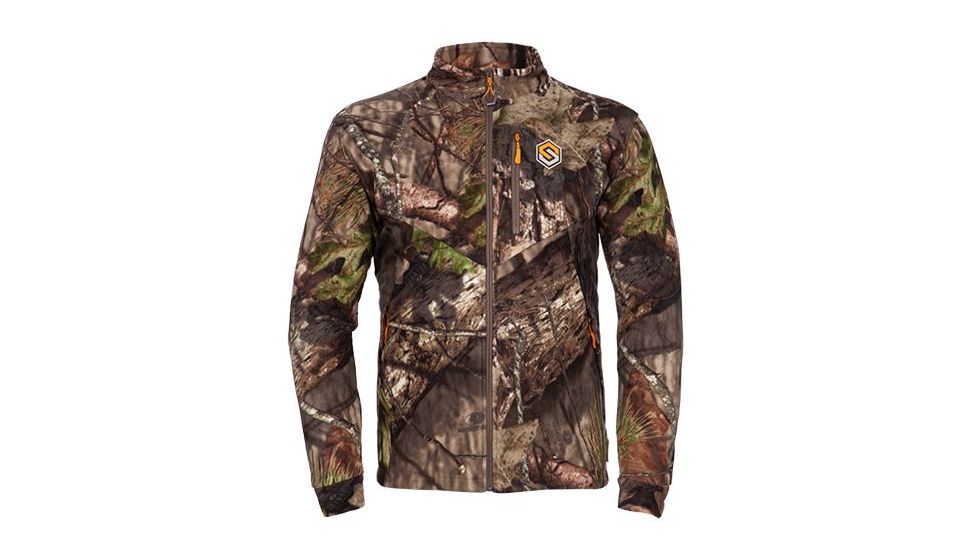 ScentLok Wind Brace Windproof Fleece Jacket - Mens, Mossy Oak Break up Country, Large 83612-082-LG