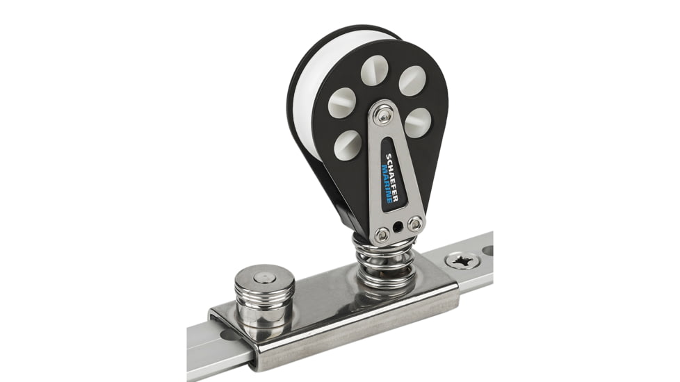 Schaefer Marine Loaded/Lined Slide/Aluminum f/1-1/4&quot; T-Track Spring 74740