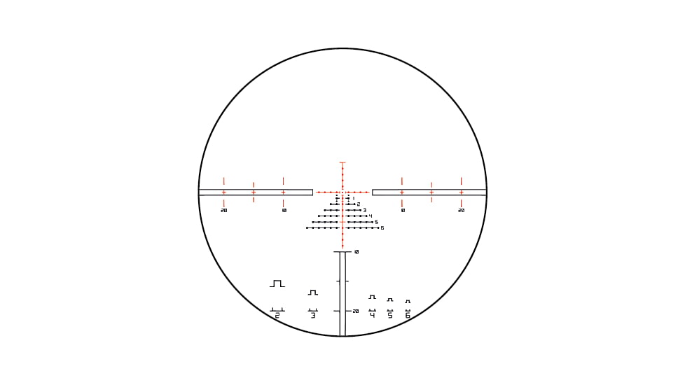Schmidt &amp; Bender 1-8x24 PM II ShortDot Dual CC MDR-T6 1cm ccw ST,LT, More Tactical Clicks, Single Turn, Locking Turrets Zero Click, RAL8000, length 293mm / 30mm tube, 683-845-43E-K2-H2