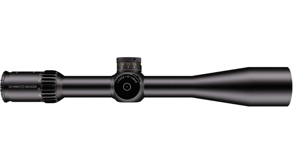 Schmidt &amp; Bender 10-60x56 US Rifle Scope, 34 mm Tube, First Focal Plane, M1FL Reticle, 1cm ccw DT II+ MTC LT / ST II ZC LT, Black, 160-911-60F-Q1-I5