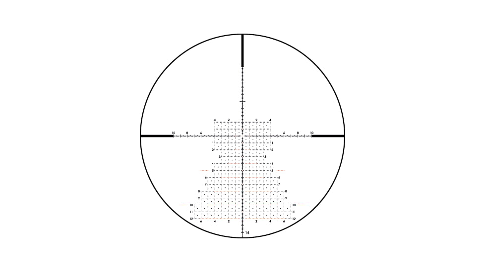 Schmidt &amp; Bender 5-25x56 PM II Rifle Scope, 34 mm Tube, First Focal Plane, GR2ID Reticle, 1cm ccw DT / ST, Black, 689-911-422-90-68