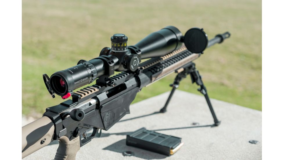 Schmidt &amp; Bender 5-25x56 Police Marksman II LP 34mm Rifle Scope w/ H2CMR Ret DT CM CCW 677-CH2CMRCCW