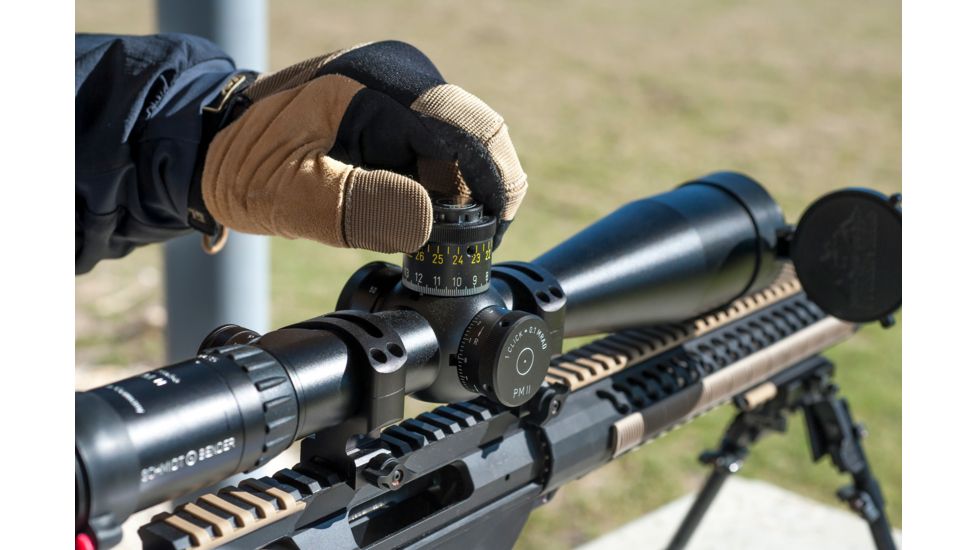 Schmidt &amp; Bender 5-25x56 Police Marksman II LP 34mm Rifle Scope w/ H2CMR Ret DT CM CCW 677-CH2CMRCCW