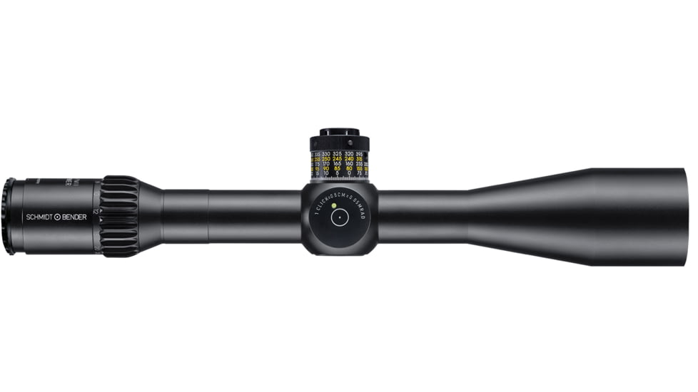 Schmidt & Bender 5-45x56 PM II High Power Rifle Scope, 34 mm Tube, First Focal Plane, GR2ID Reticle, 1cm ccw DT27 MTC LT / ST ZC CT RAL8000, Tan, 666-945-422-G8-E8