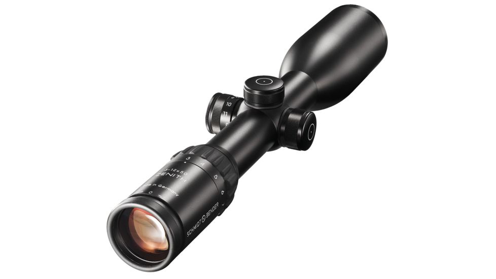 Schmidt and Bender Zenith Posicon Rifle Scope, 7 Reticle, 3-12x50mm 944-7Z