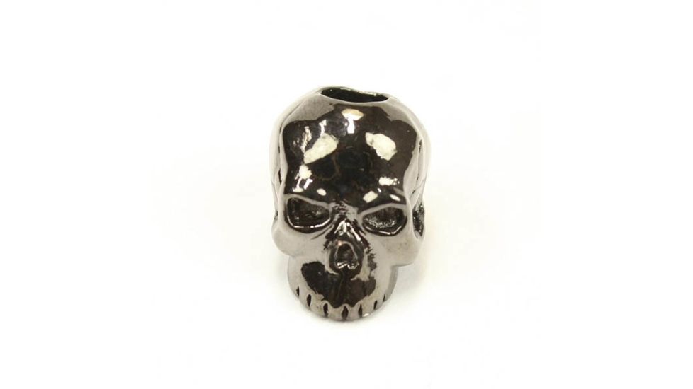 Schmuckatelli CO Classic Skull Bead,Hematite Plated SUCH