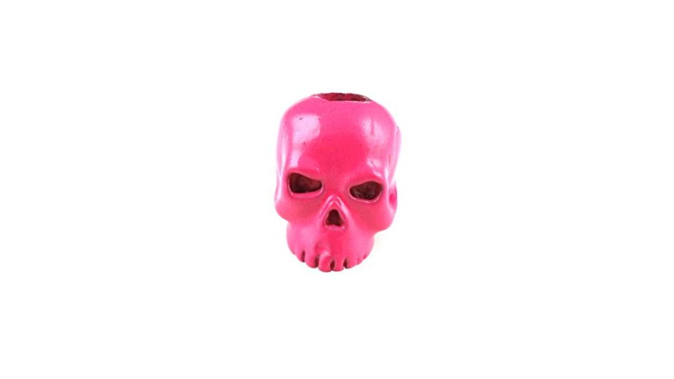Schmuckatelli CO Classic Skull Bead,Powder Coated Pink SUCPCP