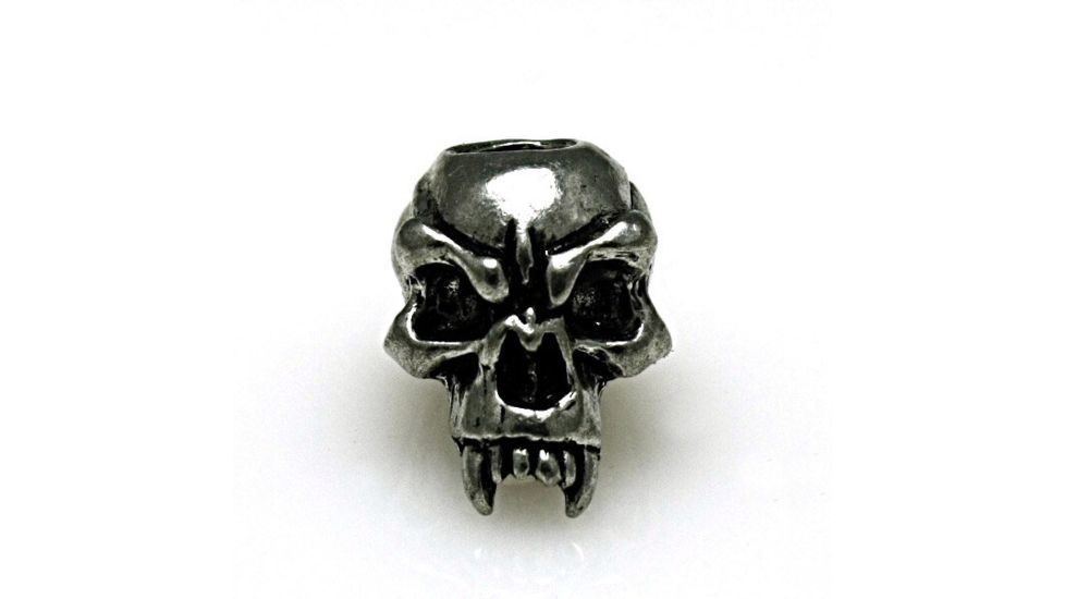 Schmuckatelli CO Fang Skull Bead, Pewter, SUFP