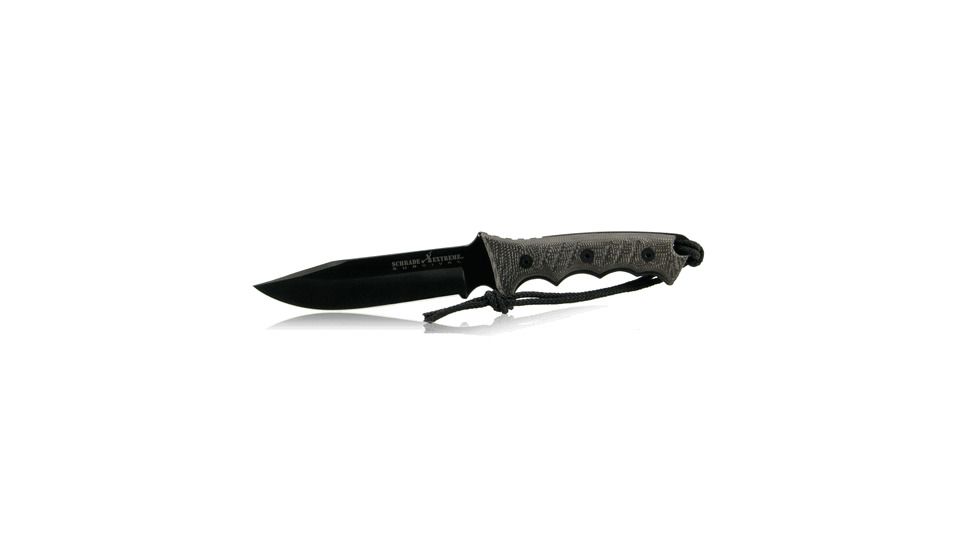 Schrade Extreme Survival Fixed Blade Micarta Handle with Micarta Handle, 6.4in, SCHF3N