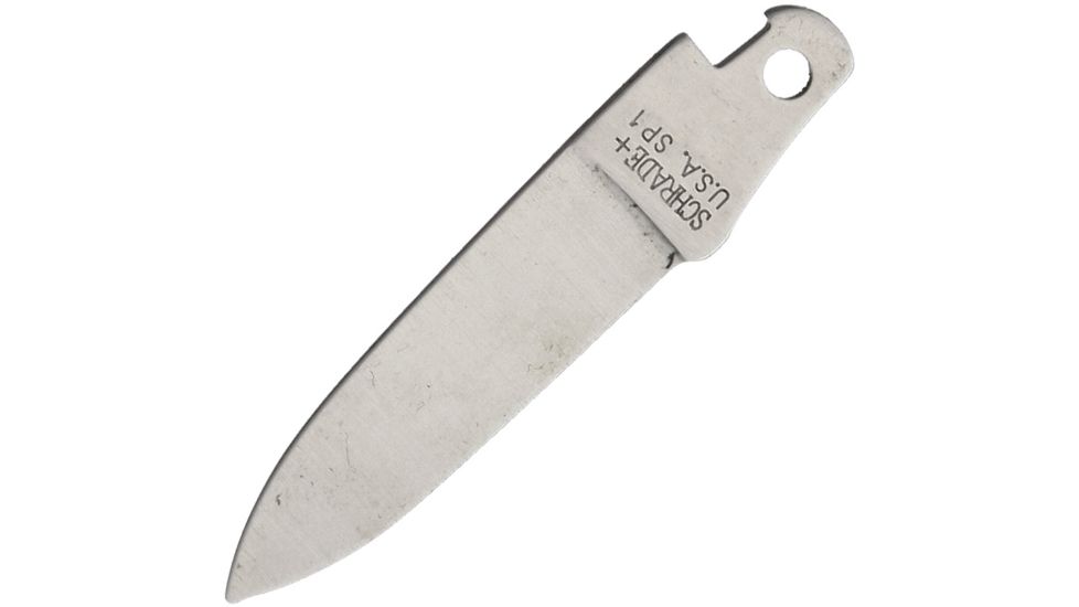 Schrade Folding Knife Blade Fixed Blade Knife, 1.5in w/ Schrade and USA SP1 Tang Stamp S515