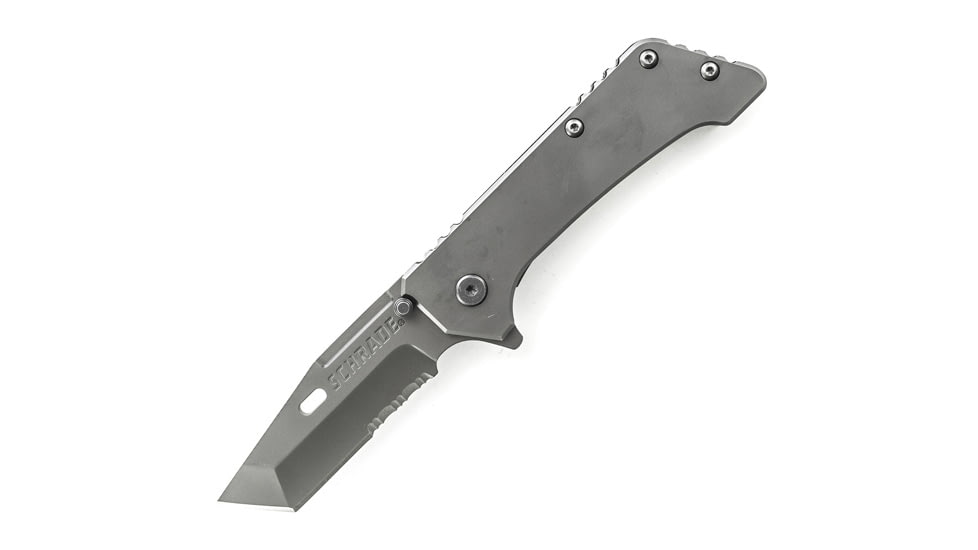 Schrade Frame Lock Folder, 3.7 in. Tanto Point, ComboEdge SCH301S