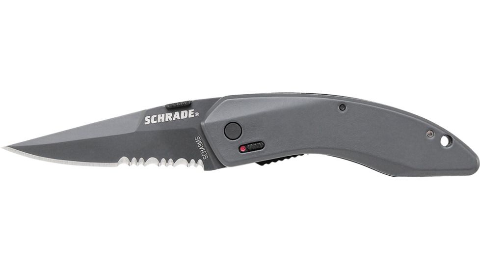 Mini Landshark M.A.G.I.C. Assisted Opening Liner Lock Folding Knife, Black / Silver, Medium