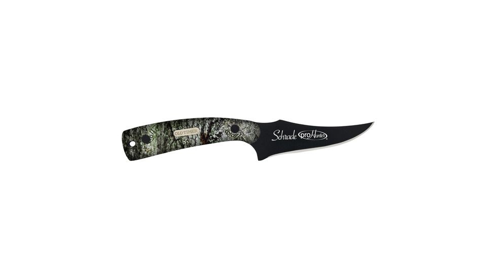 Old Timer Sharpfinger Knife, Black Camo, 152OTBC