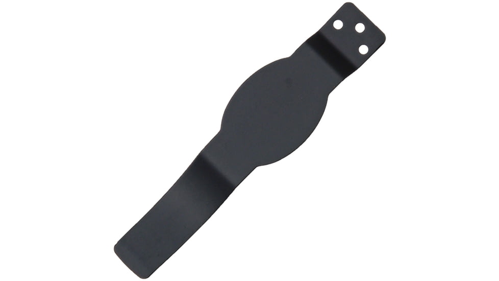 Schrade Pocket Clip 3in, 3in Overall, Black SS Construction, These Are From The Original Schrade Factory In Ellenville, Ny, Ideal For The Do-It-Yourself Knife Maker, Black, S189
